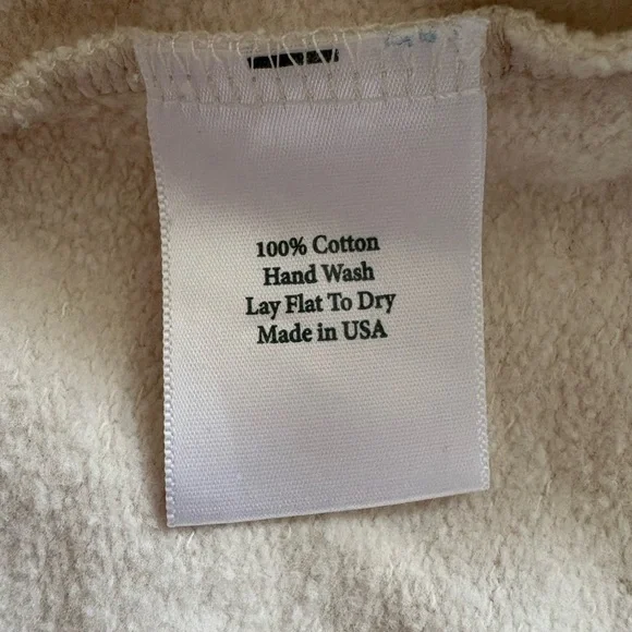 Free People x Tricia Fix Indigo Butterfly Crew | M | Designer Collab - Picture 6 of 7